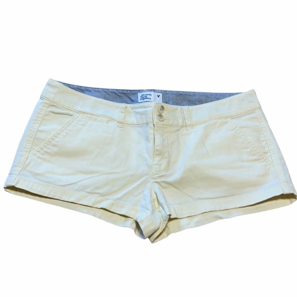 American Eagle Outfitters Stretch yellow Shorts - Picture 1 of 8